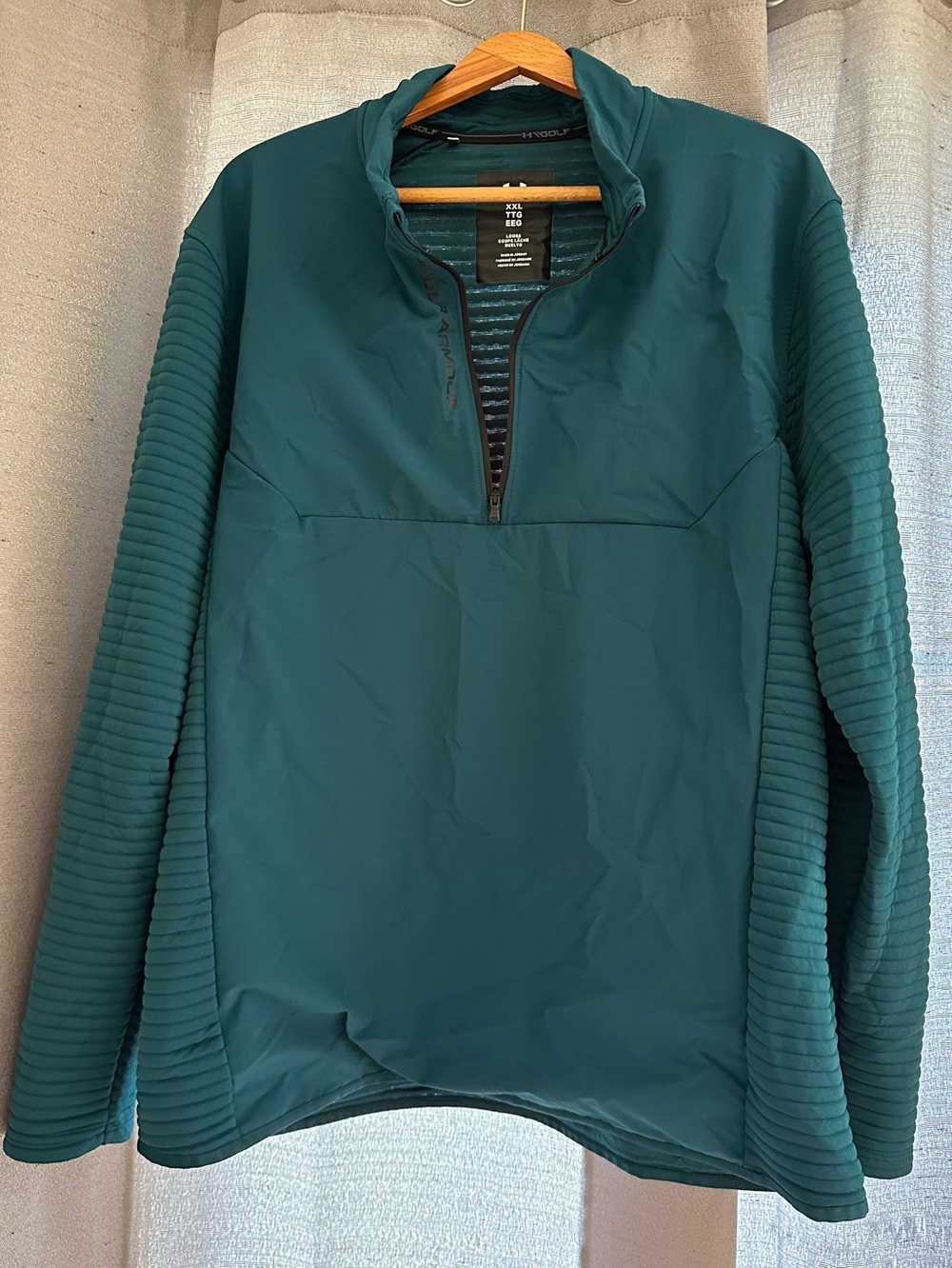 Under Armour Teal storm evolution Daytona Half-Zip Pullover Sweater